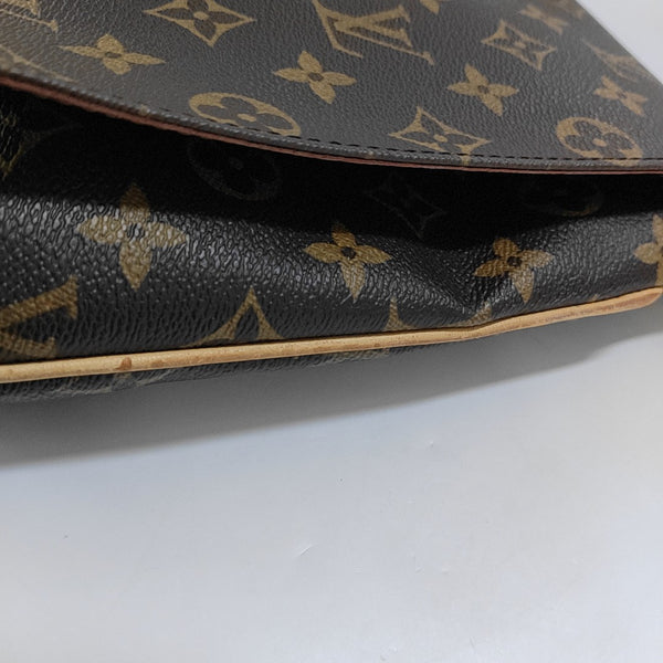 MUSETTE TANGO Monogram Coated Canvas Brown