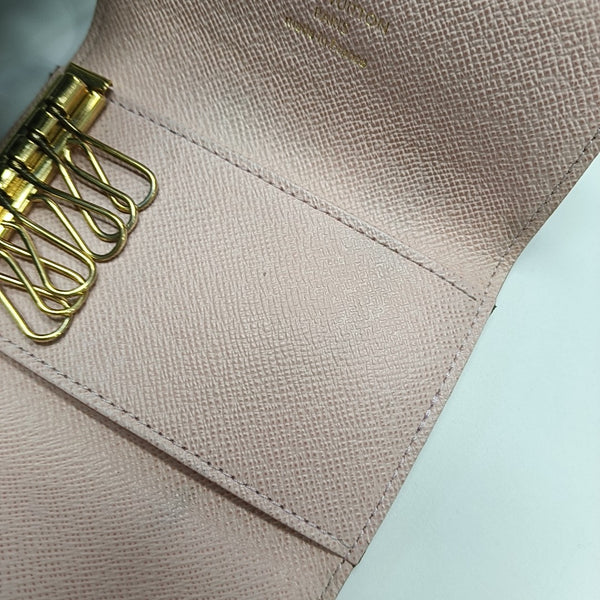 Monogram Coated Canvas Key Pouch Brown