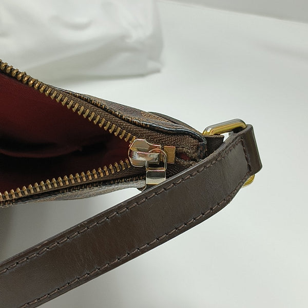 BLOOMSBURY PM Damier Ebene Coated Canvas Brown
