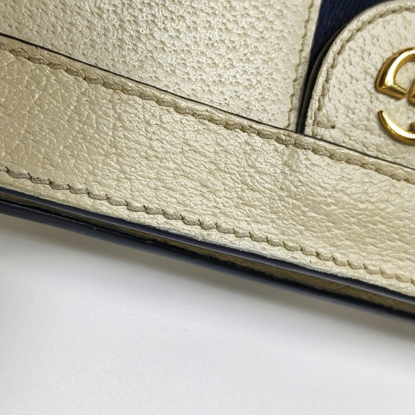 Ophidia Small Calfskin White
