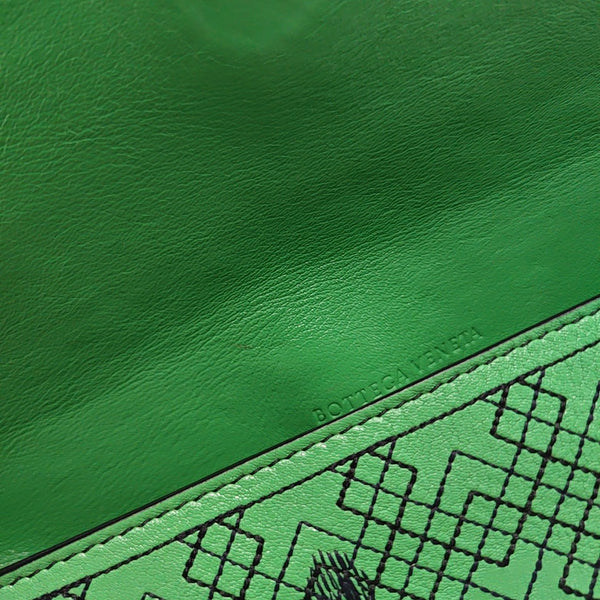 Quilted Calfskin Shoulder Bag Green