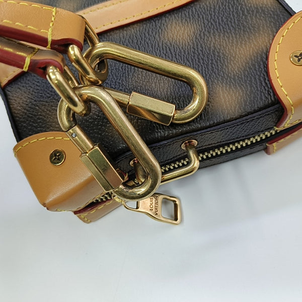 SOFT TRUNK Coated Canvas Brown