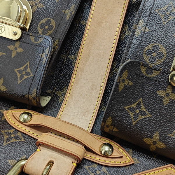 MANHATTAN GM Monogram Coated Canvas Brown