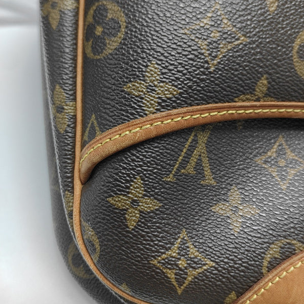 DEAUVILLE Monogram Coated Canvas Brown
