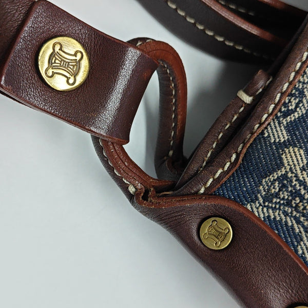 Canvas Shoulder Bag Blue