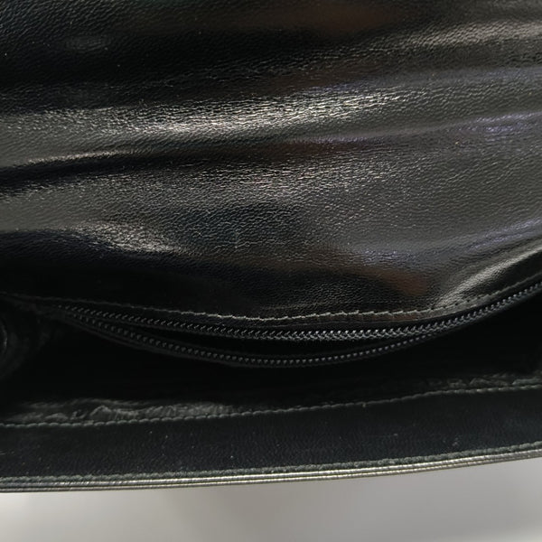 Calfskin Shoulder Bag Black