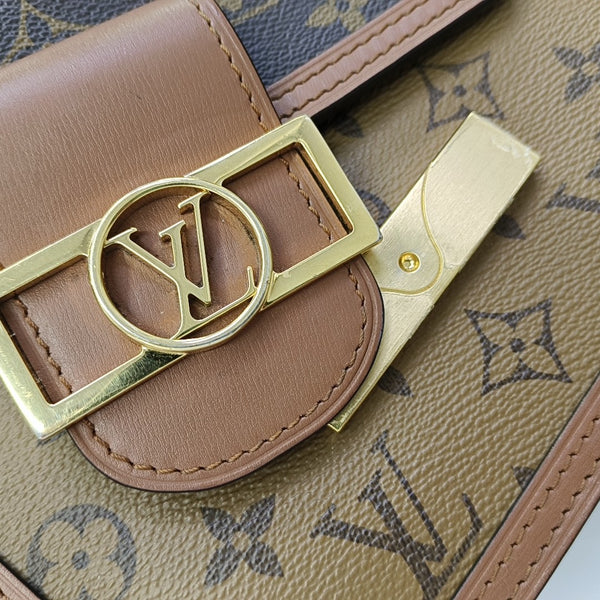 DAUPHINE Mini Coated Canvas Brown