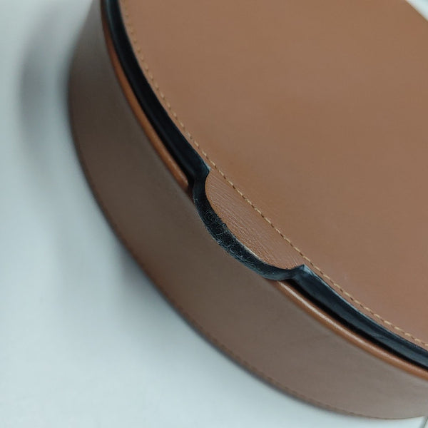 Heel Calfskin Brown