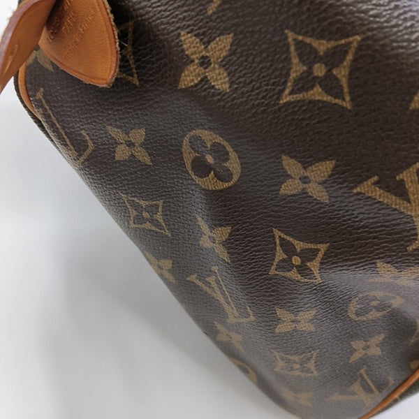 SPEEDY 30 Monogram Coated Canvas Brown