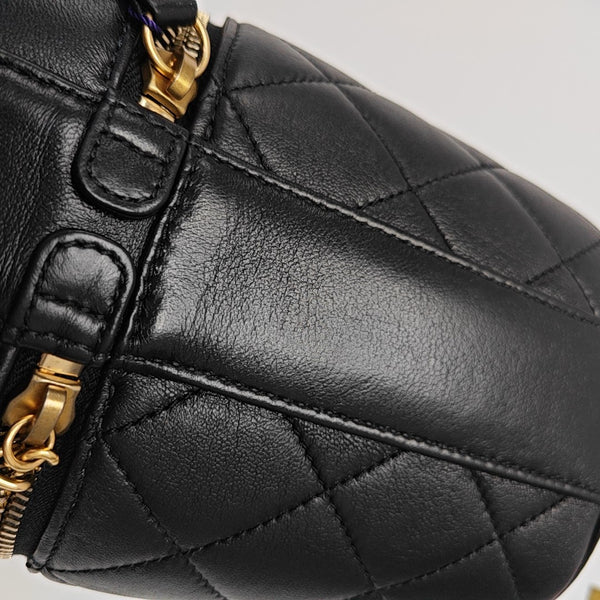 Quilted Lambskin Black