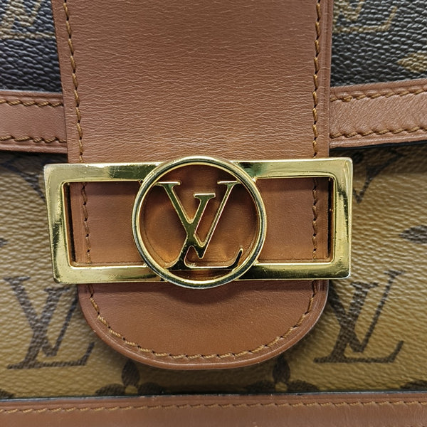 DAUPHINE MM Monogram Coated Canvas Brown