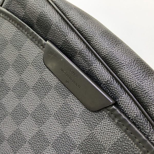 DANIEL Damier Graphite Coated Canvas Gray