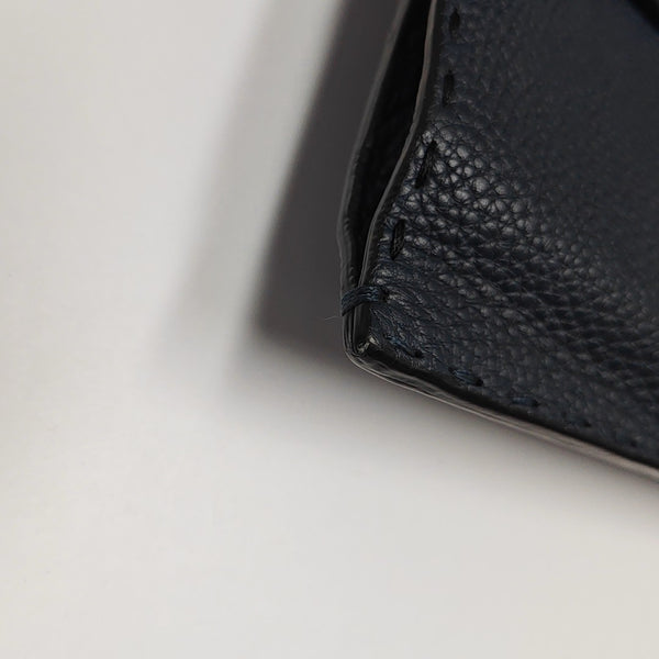 Calfskin Clutch Blue