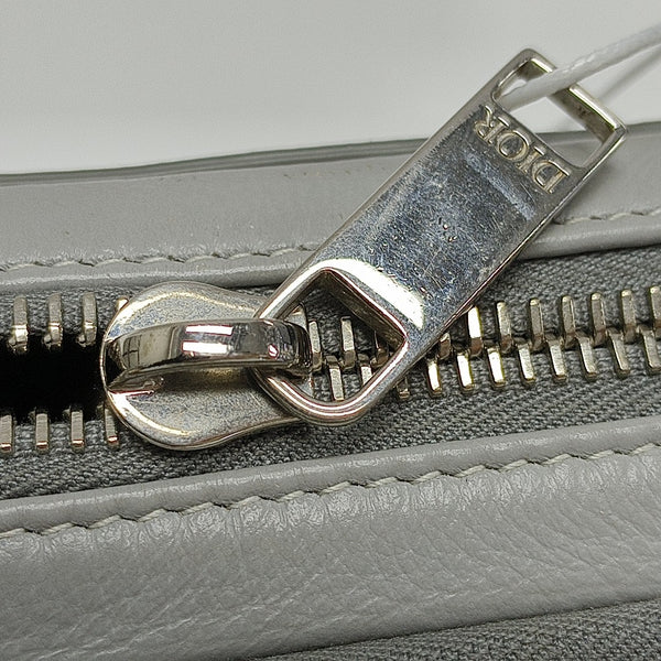Coated Canvas Shoulder Bag Gray