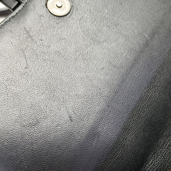 Hourglass S Calfskin Black