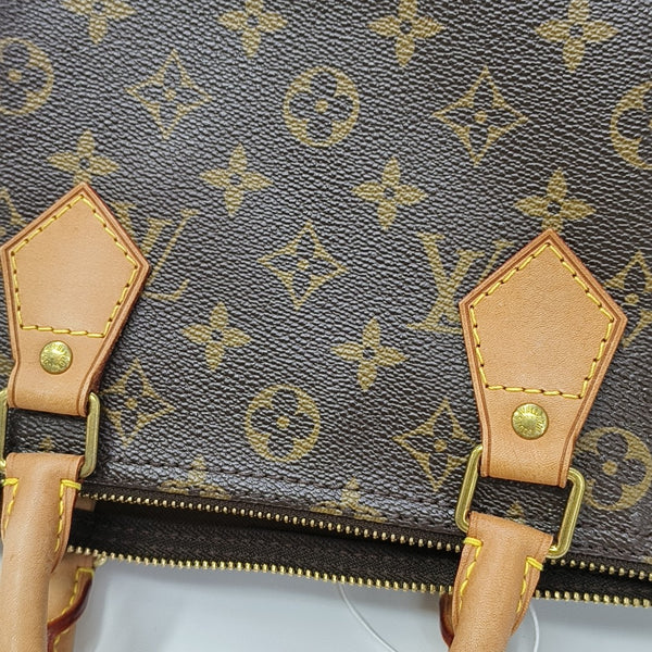 SPEEDY 30 Monogram Coated Canvas Brown