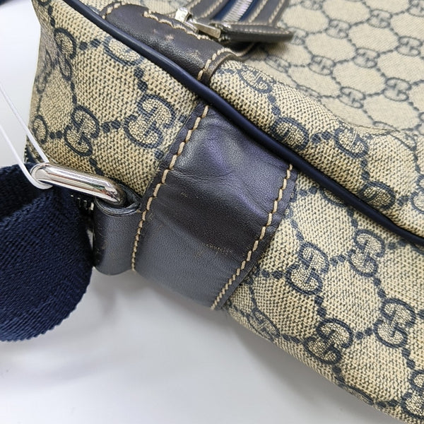 GG Supreme Monogram Coated Canvas Black