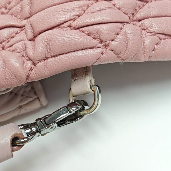 Crystal Quilted Lambskin Red