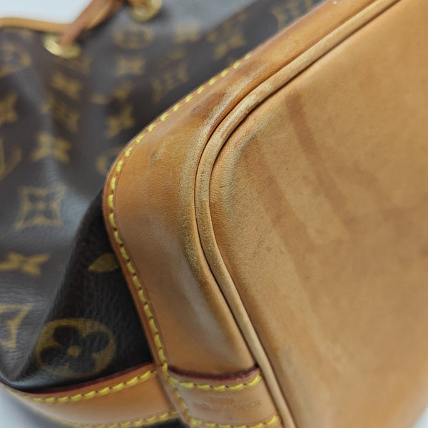 NOÉ BB Monogram Coated Canvas Brown