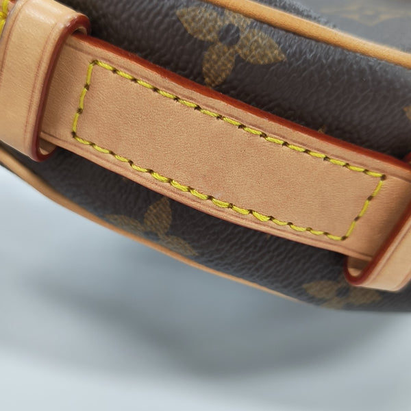 CROISSANT Monogram Coated Canvas Brown