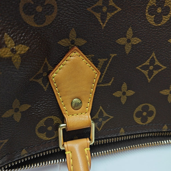 SPEEDY 30 Monogram Coated Canvas Brown