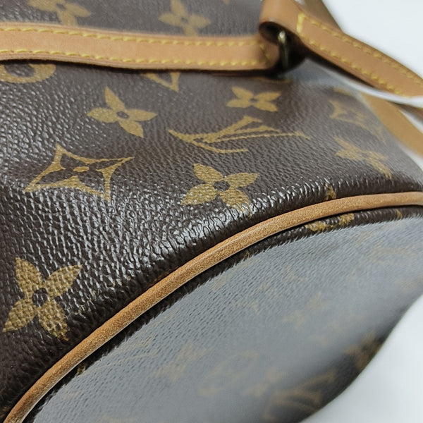 PAPILLON Monogram Coated Canvas Brown