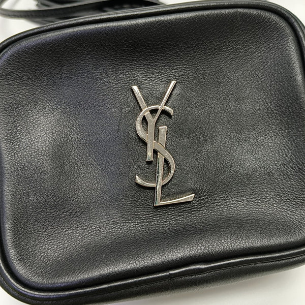 MONOGRAM BLOGGER Calfskin Black