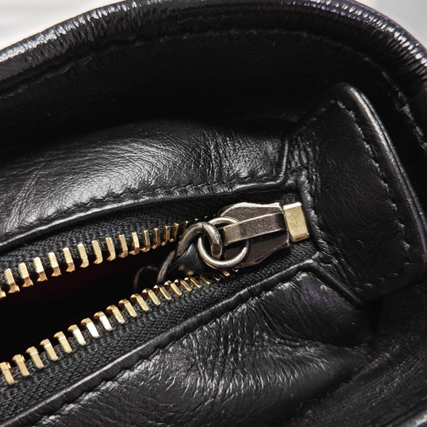 GABRIELLE New Medium Quilted Vintage Calf Black