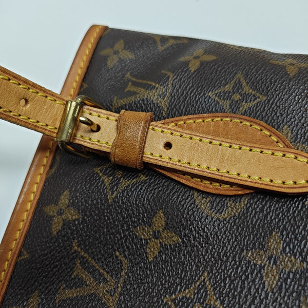 BUCKET PM Monogram Coated Canvas Brown
