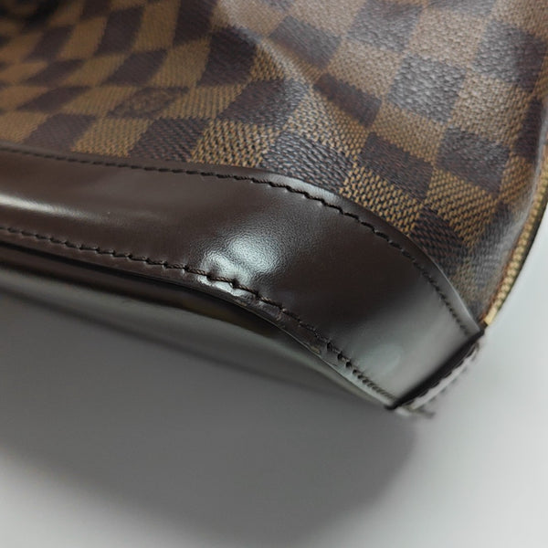 ALMA PM Damier Ebene Coated Canvas Brown
