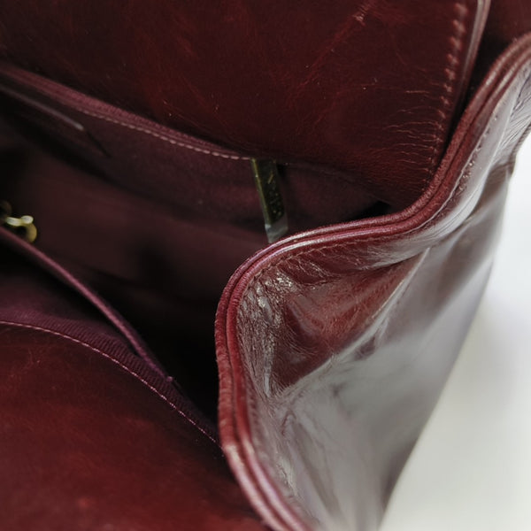 Quilted Calfskin Tote Bag Red