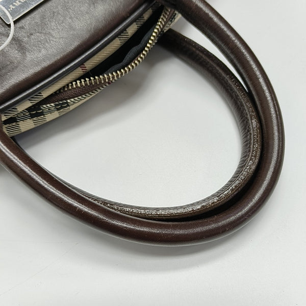 Canvas Top Handle Bag Beige
