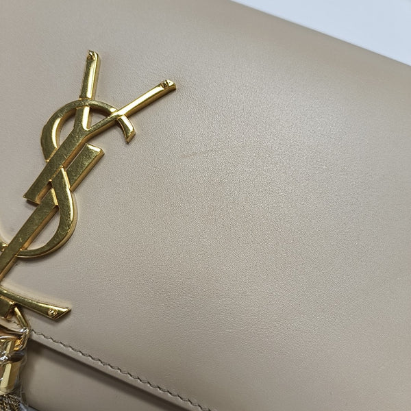 KATE Medium Calfskin Beige
