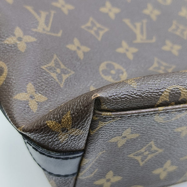 KITAN Monogram Coated Canvas Brown