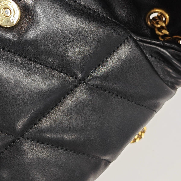 PUFFER Quilted Lambskin Black