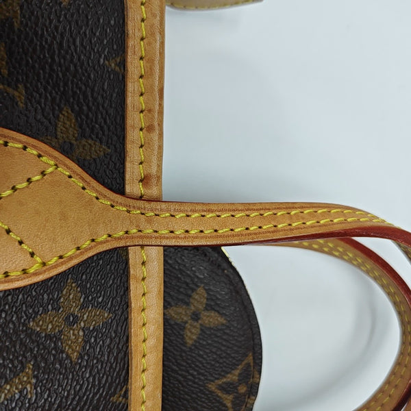 NEVERFULL BB Monogram Coated Canvas Brown