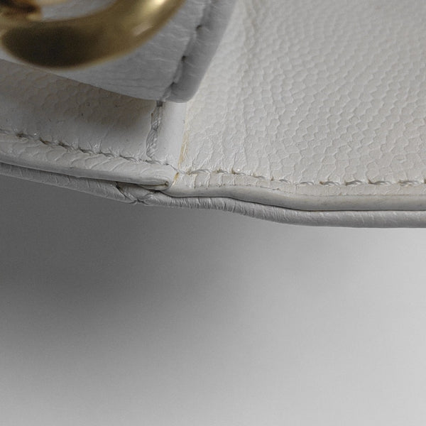 Quilted Calfskin White