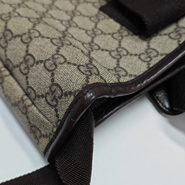 Monogram Coated Canvas Tote Bag Black