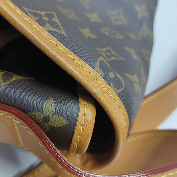 SATCHEL Monogram Coated Canvas Brown