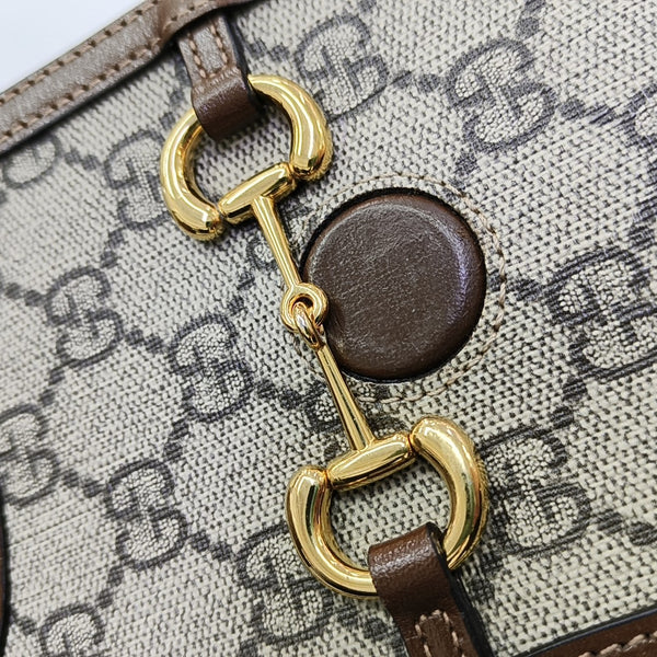 Horsebit 1955 Mini Coated Canvas Beige
