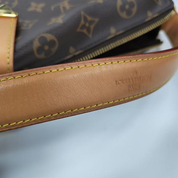SIDE TRUNK MM Monogram Coated Canvas Brown