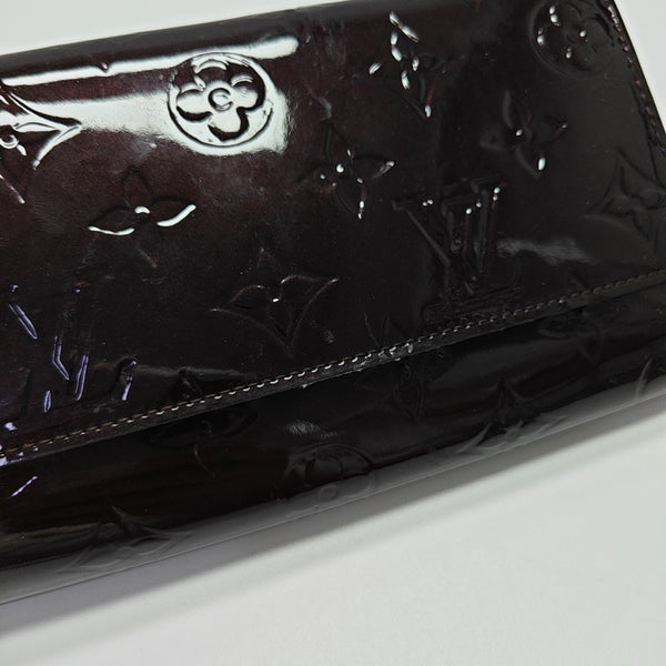 SARAH Patent Leather Red Wallet