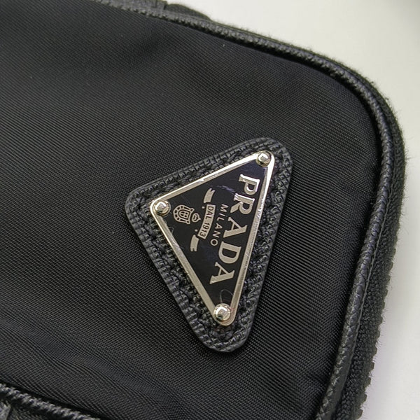 Nylon Shoulder Bag Black