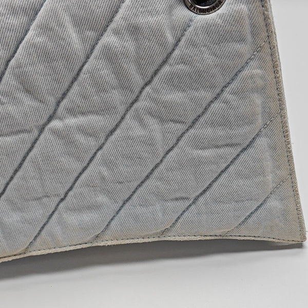 Crush Medium Quilted Denim Blue
