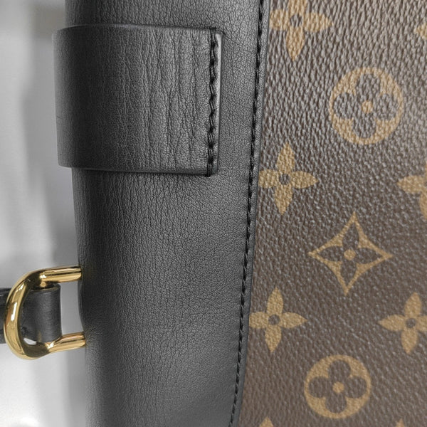 LOCKY BB Monogram Coated Canvas Brown
