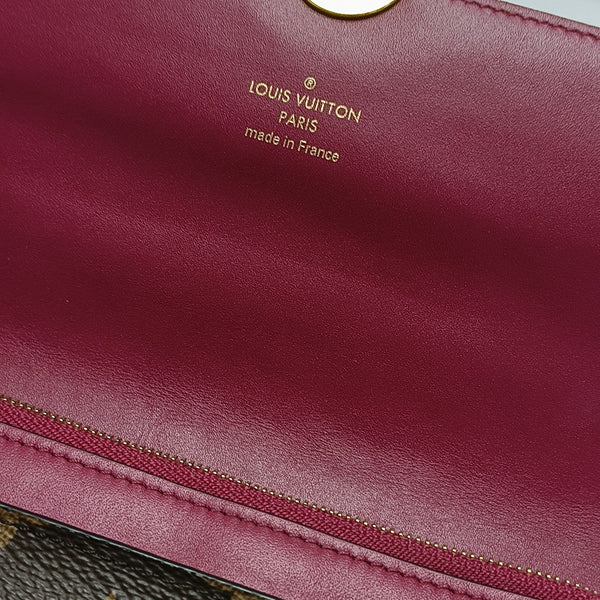 FLORE Monogram Coated Canvas Brown