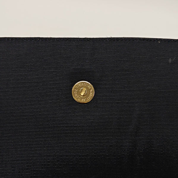 Calfskin Top Handle Bag Black