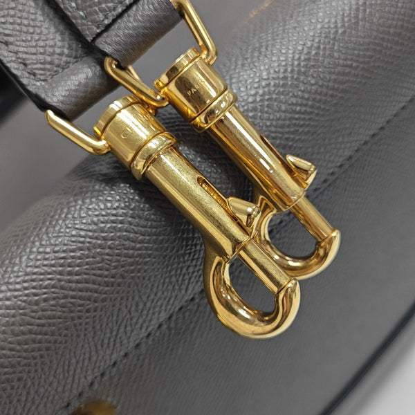 BELT Mini Calfskin Gray