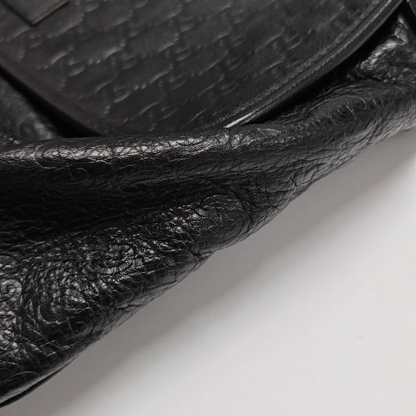 Ligne Shima Monogram Calfskin Black