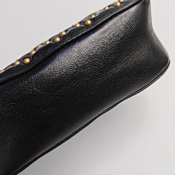 Cannage Calfskin Black